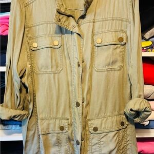 Women's Olive Utility Jacket